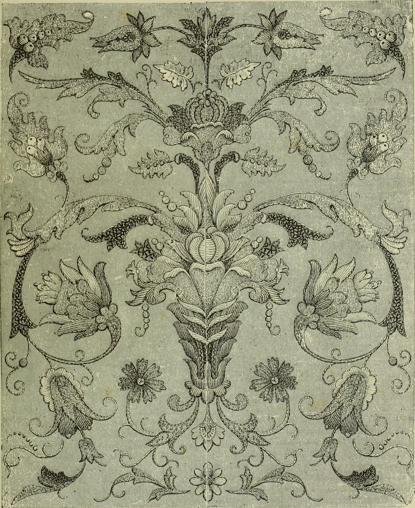 An illustration from The dictionary of needlework : an encyclopaedia of artistic, plain, and fancy needlework dealing fully with the details of all the stitches employed, the method of working, the materials used, the meaning of technical terms, and, where necessary, tracing the origin and history of the various works described, 1882, leaf 29