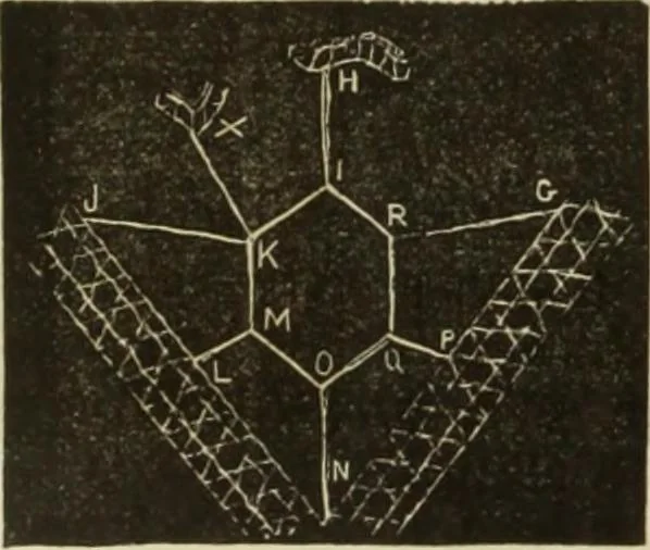An illustration from The dictionary of needlework : an encyclopaedia of artistic, plain, and fancy needlework dealing fully with the details of all the stitches employed, the method of working, the materials used, the meaning of technical terms, and, where necessary, tracing the origin and history of the various works described, 1882, leaf 34