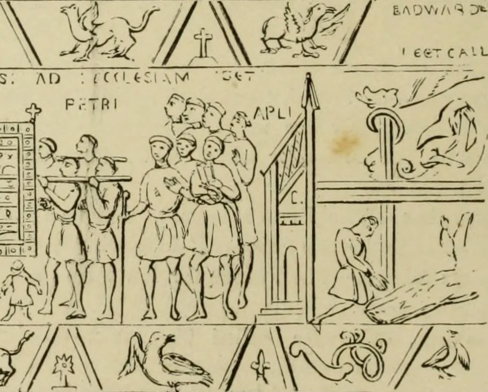 An illustration from The dictionary of needlework : an encyclopaedia of artistic, plain, and fancy needlework dealing fully with the details of all the stitches employed, the method of working, the materials used, the meaning of technical terms, and, where necessary, tracing the origin and history of the various works described, 1882, leaf 38