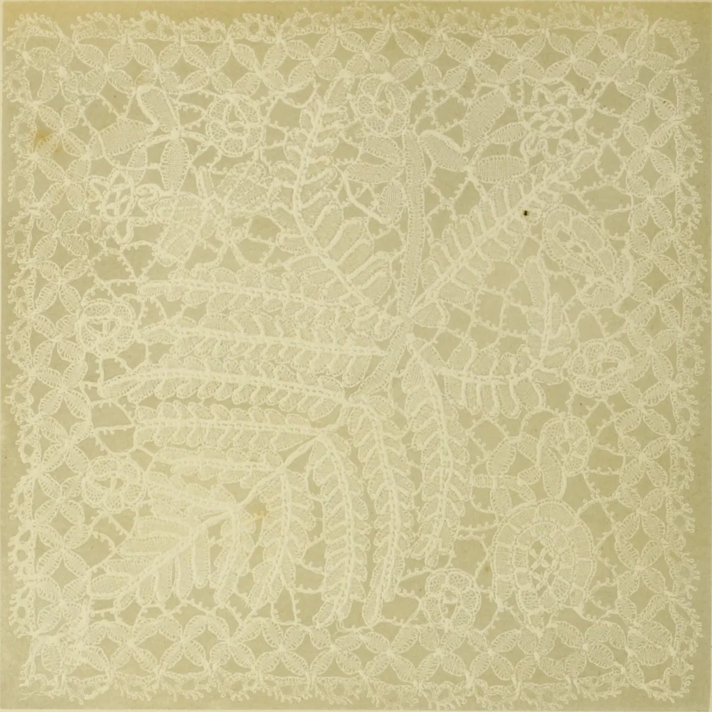 An illustration from The dictionary of needlework : an encyclopaedia of artistic, plain, and fancy needlework dealing fully with the details of all the stitches employed, the method of working, the materials used, the meaning of technical terms, and, where necessary, tracing the origin and history of the various works described, 1882, leaf 74