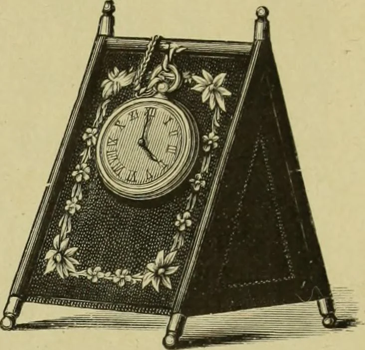 An illustration from The dictionary of needlework : an encyclopaedia of artistic, plain, and fancy needlework dealing fully with the details of all the stitches employed, the method of working, the materials used, the meaning of technical terms, and, where necessary, tracing the origin and history of the various works described, 1882, leaf 125