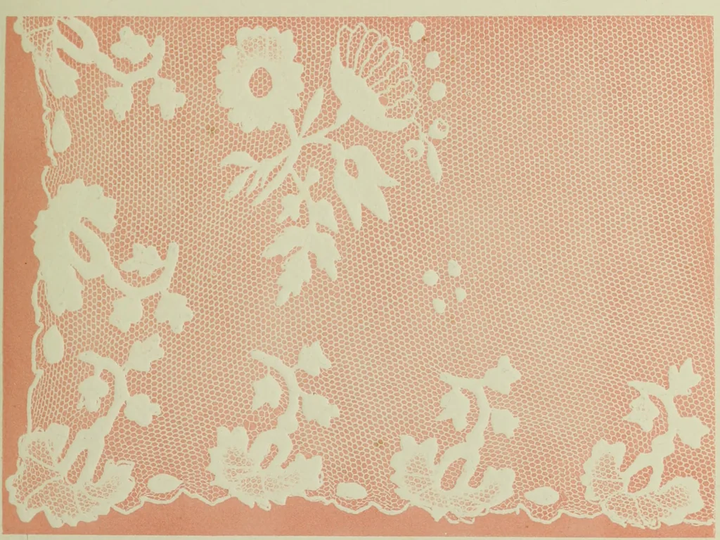 An illustration from The dictionary of needlework : an encyclopaedia of artistic, plain, and fancy needlework dealing fully with the details of all the stitches employed, the method of working, the materials used, the meaning of technical terms, and, where necessary, tracing the origin and history of the various works described, 1882, leaf 13