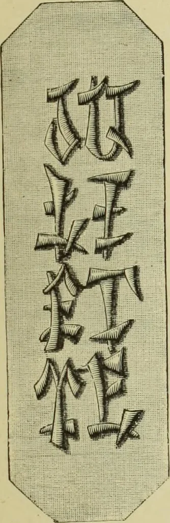 An illustration from The dictionary of needlework : an encyclopaedia of artistic, plain, and fancy needlework dealing fully with the details of all the stitches employed, the method of working, the materials used, the meaning of technical terms, and, where necessary, tracing the origin and history of the various works described, 1882, leaf 137