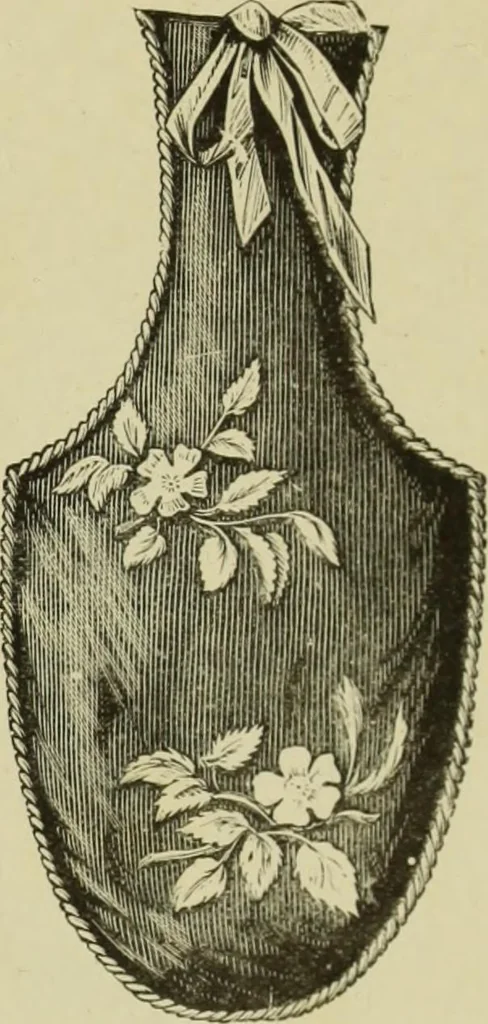An illustration from The dictionary of needlework : an encyclopaedia of artistic, plain, and fancy needlework dealing fully with the details of all the stitches employed, the method of working, the materials used, the meaning of technical terms, and, where necessary, tracing the origin and history of the various works described, 1882, leaf 153