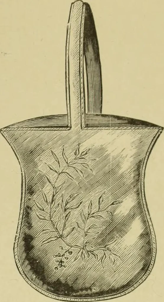 An illustration from The dictionary of needlework : an encyclopaedia of artistic, plain, and fancy needlework dealing fully with the details of all the stitches employed, the method of working, the materials used, the meaning of technical terms, and, where necessary, tracing the origin and history of the various works described, 1882, leaf 155