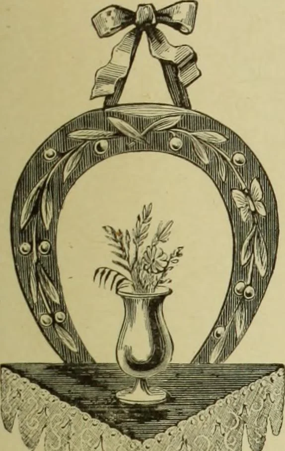 An illustration from The dictionary of needlework : an encyclopaedia of artistic, plain, and fancy needlework dealing fully with the details of all the stitches employed, the method of working, the materials used, the meaning of technical terms, and, where necessary, tracing the origin and history of the various works described, 1882, leaf 157