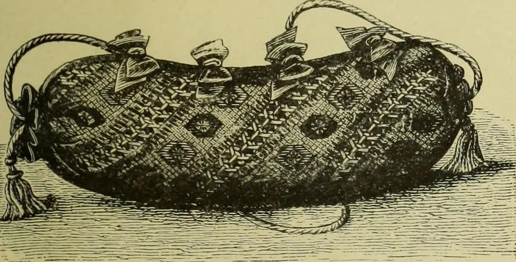 An illustration from The dictionary of needlework : an encyclopaedia of artistic, plain, and fancy needlework dealing fully with the details of all the stitches employed, the method of working, the materials used, the meaning of technical terms, and, where necessary, tracing the origin and history of the various works described, 1882, leaf 165