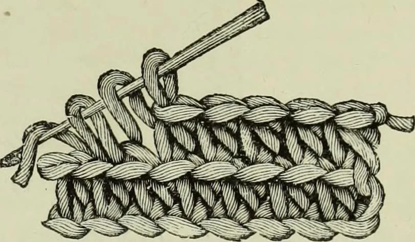 An illustration from The dictionary of needlework : an encyclopaedia of artistic, plain, and fancy needlework dealing fully with the details of all the stitches employed, the method of working, the materials used, the meaning of technical terms, and, where necessary, tracing the origin and history of the various works described, 1882, leaf 39