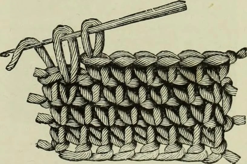 An illustration from The dictionary of needlework : an encyclopaedia of artistic, plain, and fancy needlework dealing fully with the details of all the stitches employed, the method of working, the materials used, the meaning of technical terms, and, where necessary, tracing the origin and history of the various works described, 1882, leaf 39
