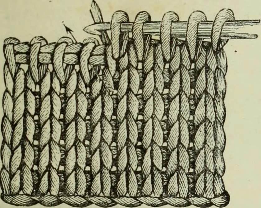 An illustration from The dictionary of needlework : an encyclopaedia of artistic, plain, and fancy needlework dealing fully with the details of all the stitches employed, the method of working, the materials used, the meaning of technical terms, and, where necessary, tracing the origin and history of the various works described, 1882, leaf 47