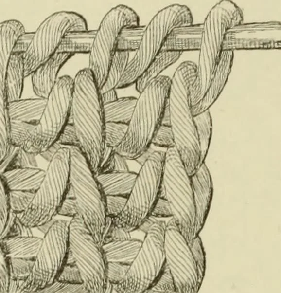 An illustration from The dictionary of needlework : an encyclopaedia of artistic, plain, and fancy needlework dealing fully with the details of all the stitches employed, the method of working, the materials used, the meaning of technical terms, and, where necessary, tracing the origin and history of the various works described, 1882, leaf 48