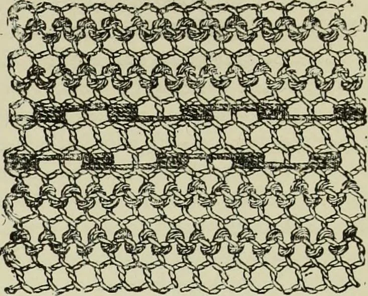 An illustration from The dictionary of needlework : an encyclopaedia of artistic, plain, and fancy needlework dealing fully with the details of all the stitches employed, the method of working, the materials used, the meaning of technical terms, and, where necessary, tracing the origin and history of the various works described, 1882, leaf 69