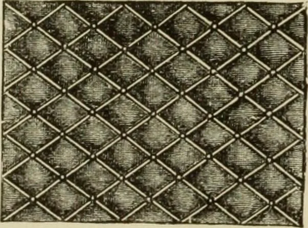 An illustration from The dictionary of needlework : an encyclopaedia of artistic, plain, and fancy needlework dealing fully with the details of all the stitches employed, the method of working, the materials used, the meaning of technical terms, and, where necessary, tracing the origin and history of the various works described, 1882, leaf 72