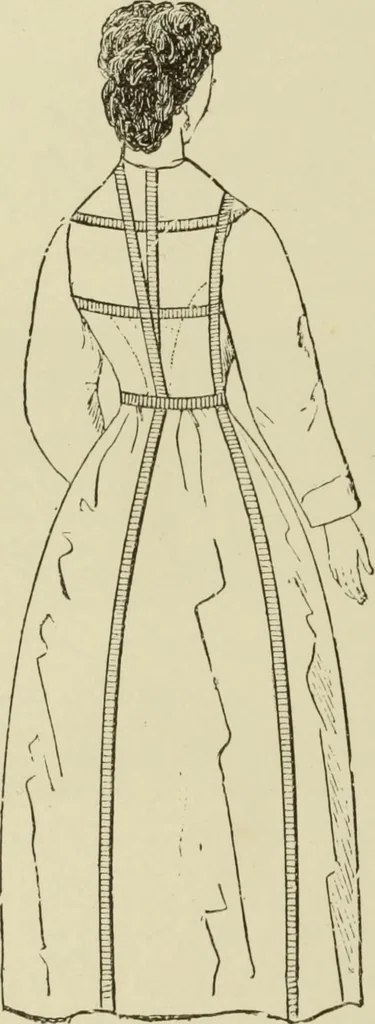 An illustration from The dictionary of needlework : an encyclopaedia of artistic, plain, and fancy needlework dealing fully with the details of all the stitches employed, the method of working, the materials used, the meaning of technical terms, and, where necessary, tracing the origin and history of the various works described, 1882, leaf 84