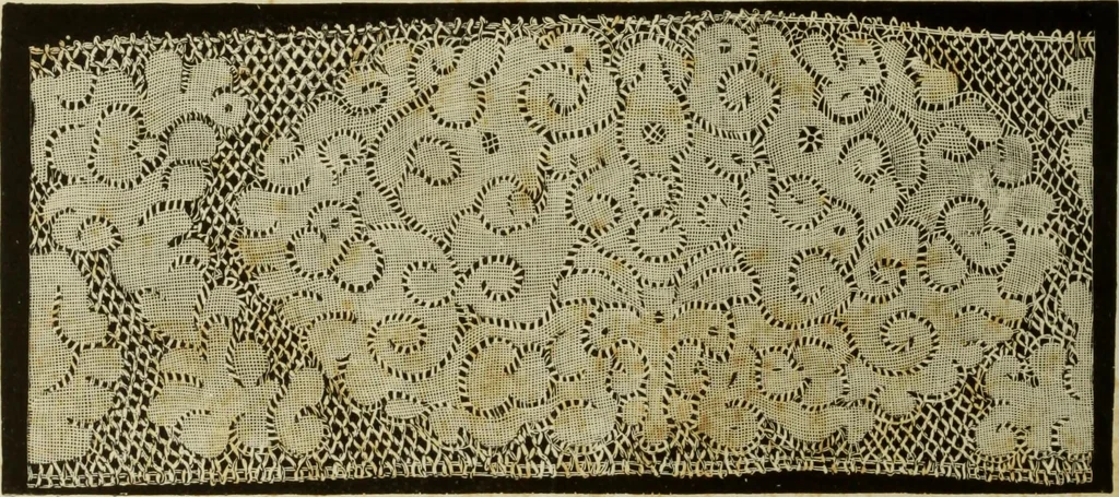 An illustration from The dictionary of needlework : an encyclopaedia of artistic, plain, and fancy needlework dealing fully with the details of all the stitches employed, the method of working, the materials used, the meaning of technical terms, and, where necessary, tracing the origin and history of the various works described, 1882, leaf 90