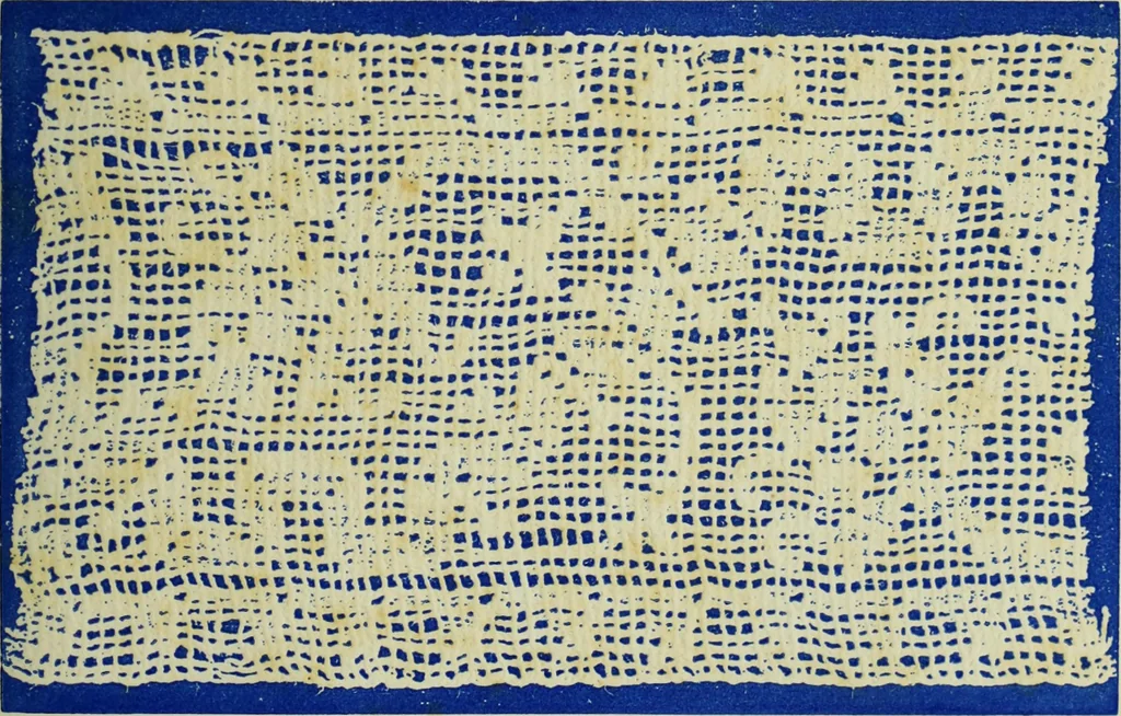 An illustration from The dictionary of needlework : an encyclopaedia of artistic, plain, and fancy needlework dealing fully with the details of all the stitches employed, the method of working, the materials used, the meaning of technical terms, and, where necessary, tracing the origin and history of the various works described, 1882, leaf 91