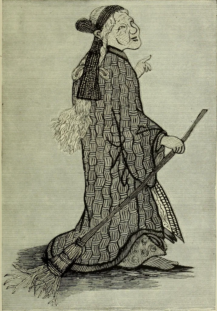 An illustration from The dictionary of needlework : an encyclopaedia of artistic, plain, and fancy needlework dealing fully with the details of all the stitches employed, the method of working, the materials used, the meaning of technical terms, and, where necessary, tracing the origin and history of the various works described, 1882, leaf 105