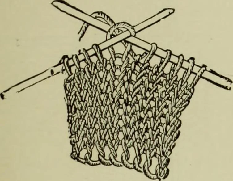 An illustration from The dictionary of needlework : an encyclopaedia of artistic, plain, and fancy needlework dealing fully with the details of all the stitches employed, the method of working, the materials used, the meaning of technical terms, and, where necessary, tracing the origin and history of the various works described, 1882, leaf 113