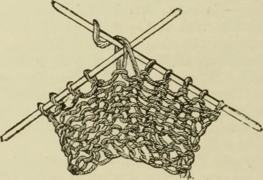 An illustration from The dictionary of needlework : an encyclopaedia of artistic, plain, and fancy needlework dealing fully with the details of all the stitches employed, the method of working, the materials used, the meaning of technical terms, and, where necessary, tracing the origin and history of the various works described, 1882, leaf 114