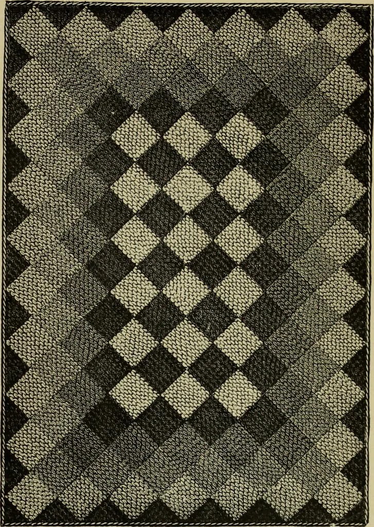 An illustration from The dictionary of needlework : an encyclopaedia of artistic, plain, and fancy needlework dealing fully with the details of all the stitches employed, the method of working, the materials used, the meaning of technical terms, and, where necessary, tracing the origin and history of the various works described, 1882, leaf 135