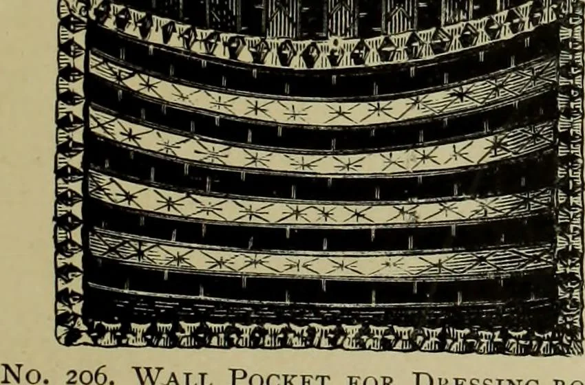 An illustration from The dictionary of needlework : an encyclopaedia of artistic, plain, and fancy needlework dealing fully with the details of all the stitches employed, the method of working, the materials used, the meaning of technical terms, and, where necessary, tracing the origin and history of the various works described, 1882, leaf 139