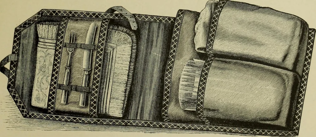 An illustration from The dictionary of needlework : an encyclopaedia of artistic, plain, and fancy needlework dealing fully with the details of all the stitches employed, the method of working, the materials used, the meaning of technical terms, and, where necessary, tracing the origin and history of the various works described, 1882, leaf 141