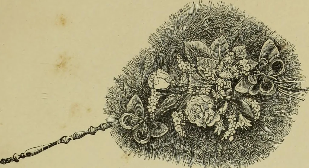 An illustration from The dictionary of needlework : an encyclopaedia of artistic, plain, and fancy needlework dealing fully with the details of all the stitches employed, the method of working, the materials used, the meaning of technical terms, and, where necessary, tracing the origin and history of the various works described, 1882, leaf 163