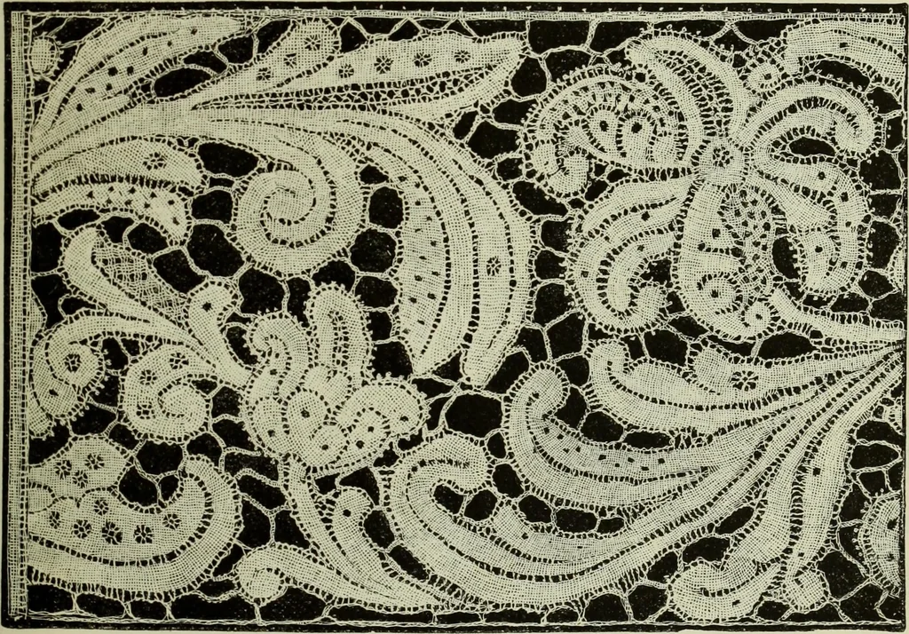 An illustration from The dictionary of needlework : an encyclopaedia of artistic, plain, and fancy needlework dealing fully with the details of all the stitches employed, the method of working, the materials used, the meaning of technical terms, and, where necessary, tracing the origin and history of the various works described, 1882, leaf 69