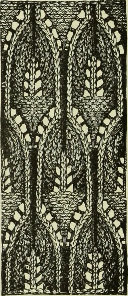 An illustration from The dictionary of needlework : an encyclopaedia of artistic, plain, and fancy needlework dealing fully with the details of all the stitches employed, the method of working, the materials used, the meaning of technical terms, and, where necessary, tracing the origin and history of the various works described, 1882, leaf 13