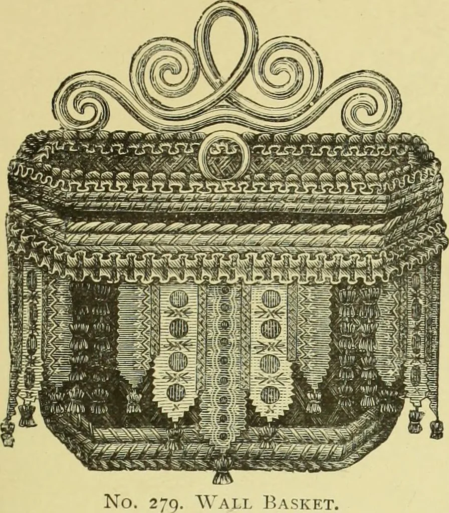 An illustration from The dictionary of needlework : an encyclopaedia of artistic, plain, and fancy needlework dealing fully with the details of all the stitches employed, the method of working, the materials used, the meaning of technical terms, and, where necessary, tracing the origin and history of the various works described, 1882, leaf 130