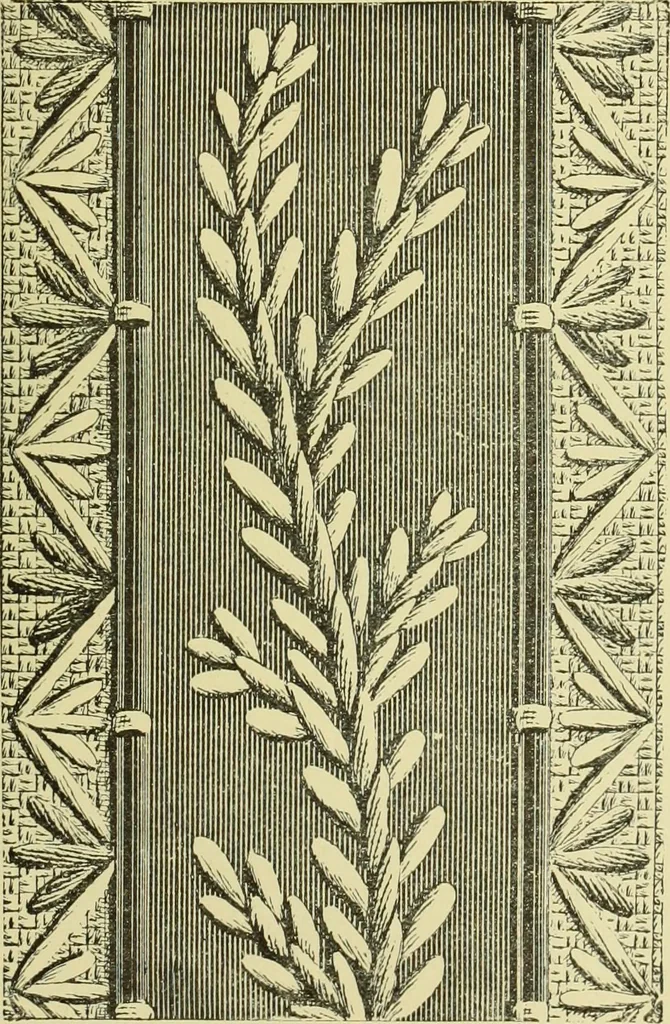 An illustration from The dictionary of needlework : an encyclopaedia of artistic, plain, and fancy needlework dealing fully with the details of all the stitches employed, the method of working, the materials used, the meaning of technical terms, and, where necessary, tracing the origin and history of the various works described, 1882, leaf 134
