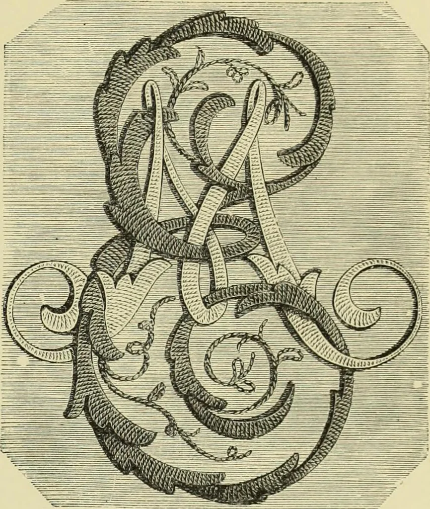 An illustration from The dictionary of needlework : an encyclopaedia of artistic, plain, and fancy needlework dealing fully with the details of all the stitches employed, the method of working, the materials used, the meaning of technical terms, and, where necessary, tracing the origin and history of the various works described, 1882, leaf 150