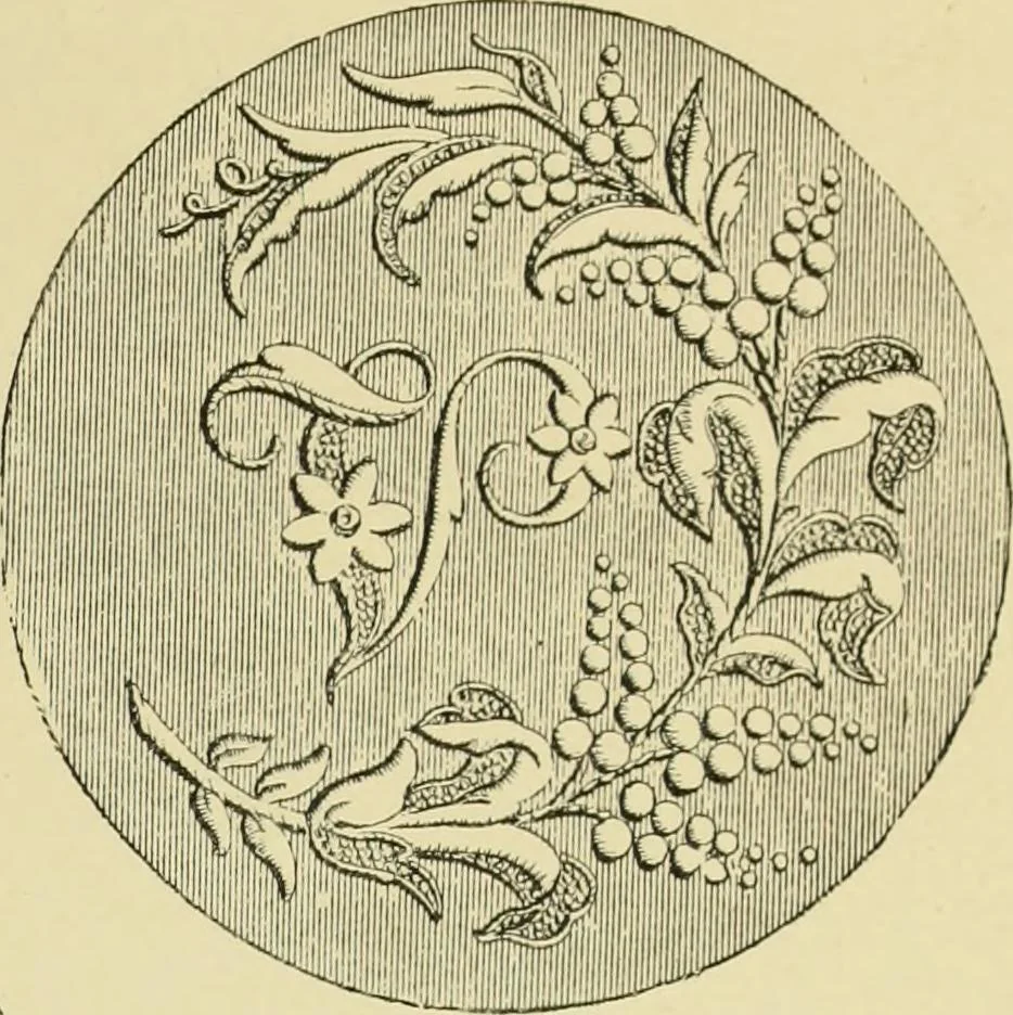 An illustration from The dictionary of needlework : an encyclopaedia of artistic, plain, and fancy needlework dealing fully with the details of all the stitches employed, the method of working, the materials used, the meaning of technical terms, and, where necessary, tracing the origin and history of the various works described, 1882, leaf 152