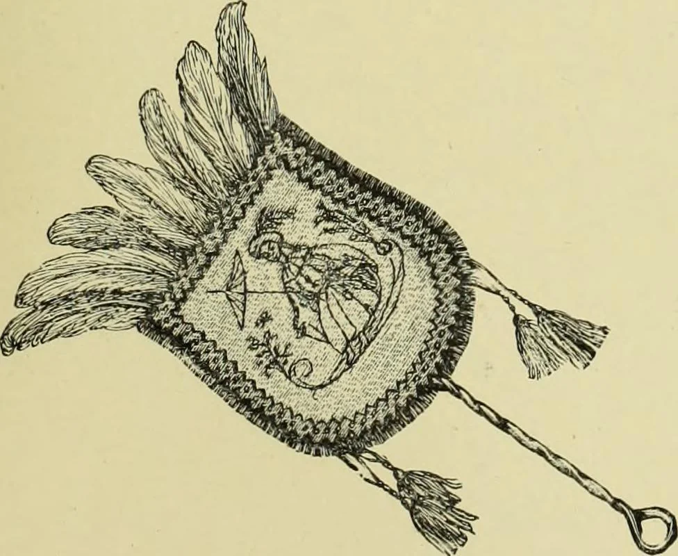 An illustration from The dictionary of needlework : an encyclopaedia of artistic, plain, and fancy needlework dealing fully with the details of all the stitches employed, the method of working, the materials used, the meaning of technical terms, and, where necessary, tracing the origin and history of the various works described, 1882, leaf 152
