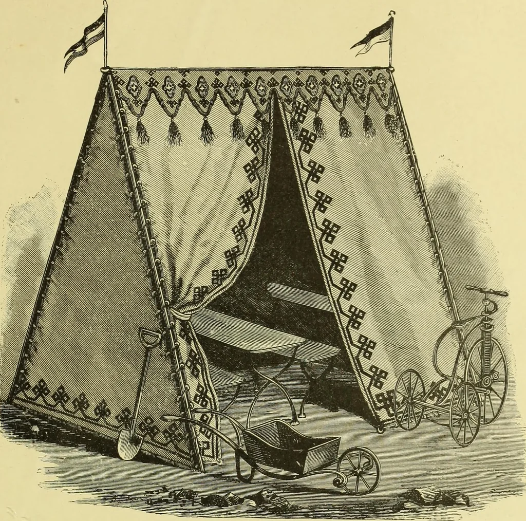An illustration from The dictionary of needlework : an encyclopaedia of artistic, plain, and fancy needlework dealing fully with the details of all the stitches employed, the method of working, the materials used, the meaning of technical terms, and, where necessary, tracing the origin and history of the various works described, 1882, leaf 160