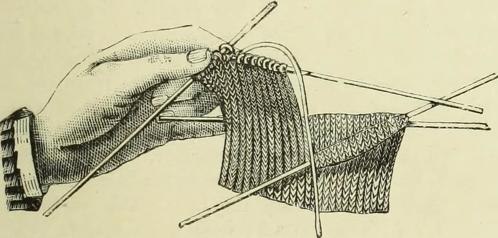 An illustration from The dictionary of needlework : an encyclopaedia of artistic, plain, and fancy needlework dealing fully with the details of all the stitches employed, the method of working, the materials used, the meaning of technical terms, and, where necessary, tracing the origin and history of the various works described, 1882, leaf 28