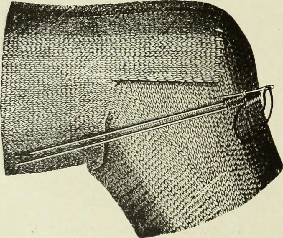 An illustration from The dictionary of needlework : an encyclopaedia of artistic, plain, and fancy needlework dealing fully with the details of all the stitches employed, the method of working, the materials used, the meaning of technical terms, and, where necessary, tracing the origin and history of the various works described, 1882, leaf 29