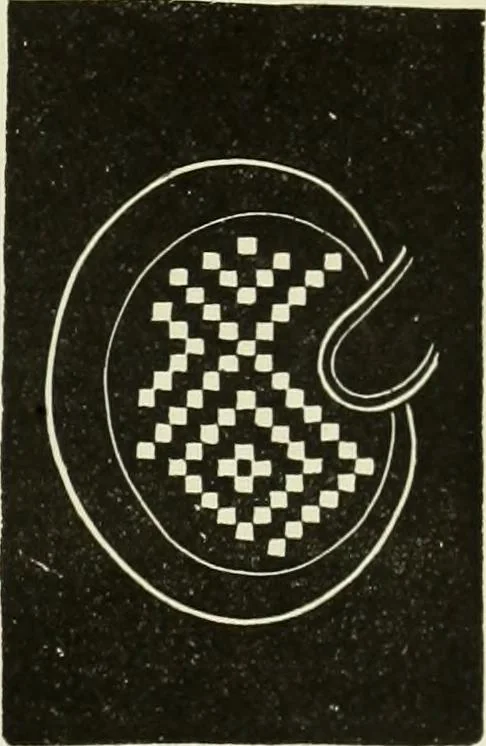 An illustration from The dictionary of needlework : an encyclopaedia of artistic, plain, and fancy needlework dealing fully with the details of all the stitches employed, the method of working, the materials used, the meaning of technical terms, and, where necessary, tracing the origin and history of the various works described, 1882, leaf 46