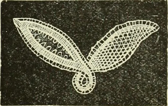 An illustration from The dictionary of needlework : an encyclopaedia of artistic, plain, and fancy needlework dealing fully with the details of all the stitches employed, the method of working, the materials used, the meaning of technical terms, and, where necessary, tracing the origin and history of the various works described, 1882, leaf 48