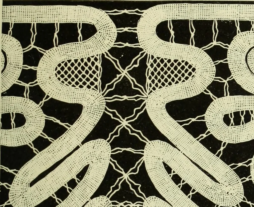 An illustration from The dictionary of needlework : an encyclopaedia of artistic, plain, and fancy needlework dealing fully with the details of all the stitches employed, the method of working, the materials used, the meaning of technical terms, and, where necessary, tracing the origin and history of the various works described, 1882, leaf 54