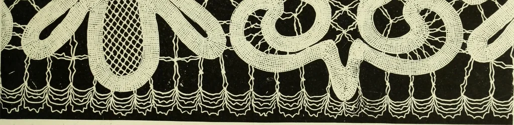 An illustration from The dictionary of needlework : an encyclopaedia of artistic, plain, and fancy needlework dealing fully with the details of all the stitches employed, the method of working, the materials used, the meaning of technical terms, and, where necessary, tracing the origin and history of the various works described, 1882, leaf 54