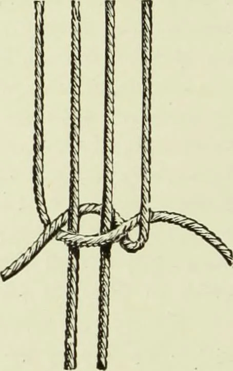 An illustration from The dictionary of needlework : an encyclopaedia of artistic, plain, and fancy needlework dealing fully with the details of all the stitches employed, the method of working, the materials used, the meaning of technical terms, and, where necessary, tracing the origin and history of the various works described, 1882, leaf 57