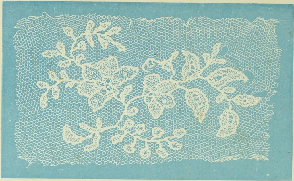 An illustration from The dictionary of needlework : an encyclopaedia of artistic, plain, and fancy needlework dealing fully with the details of all the stitches employed, the method of working, the materials used, the meaning of technical terms, and, where necessary, tracing the origin and history of the various works described, 1882, leaf 7