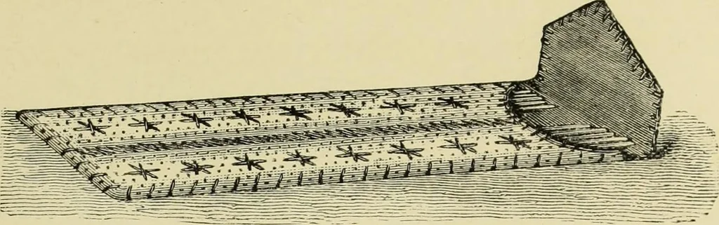 An illustration from The dictionary of needlework : an encyclopaedia of artistic, plain, and fancy needlework dealing fully with the details of all the stitches employed, the method of working, the materials used, the meaning of technical terms, and, where necessary, tracing the origin and history of the various works described, 1882, leaf 116