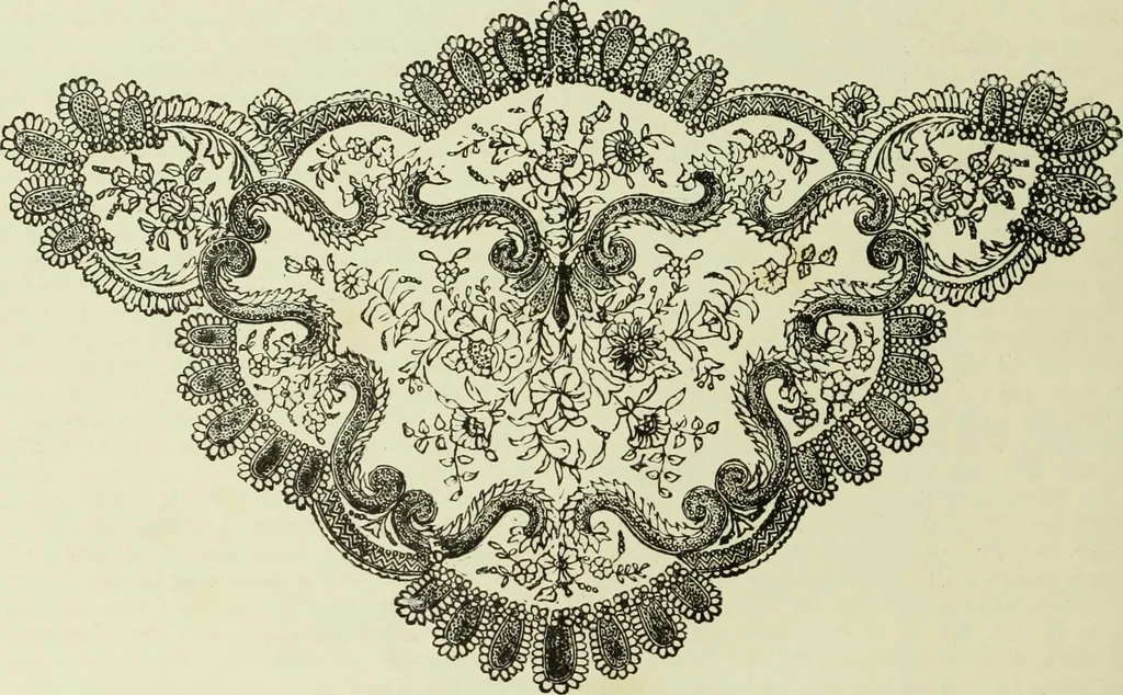 An illustration from The dictionary of needlework : an encyclopaedia of artistic, plain, and fancy needlework dealing fully with the details of all the stitches employed, the method of working, the materials used, the meaning of technical terms, and, where necessary, tracing the origin and history of the various works described, 1882, leaf 13