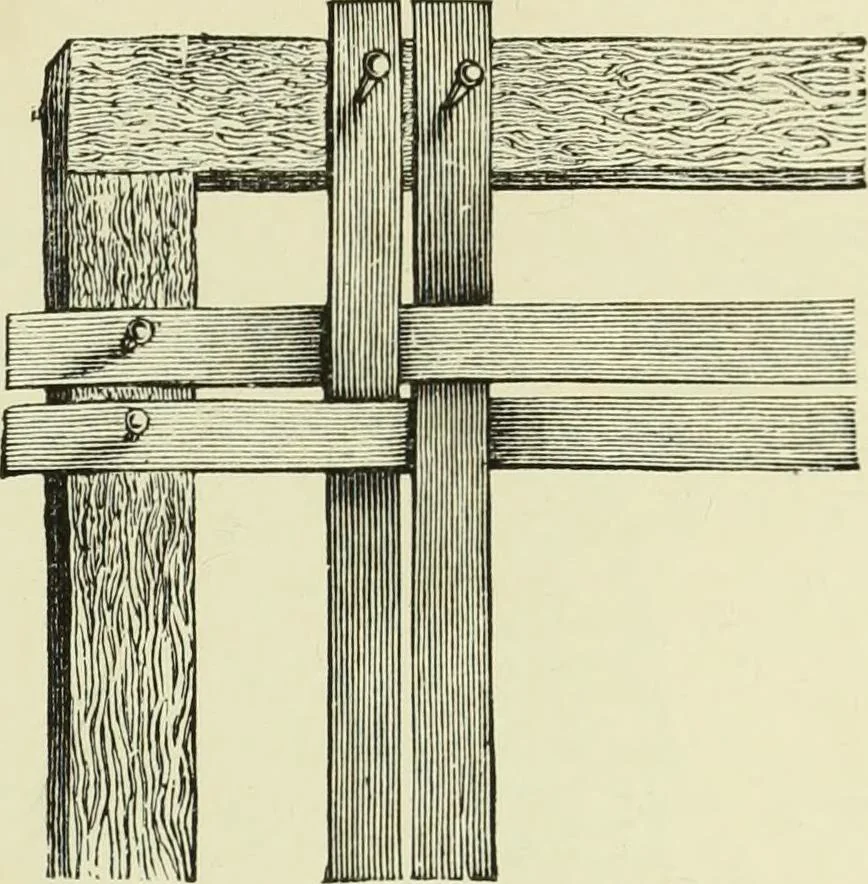 An illustration from The dictionary of needlework : an encyclopaedia of artistic, plain, and fancy needlework dealing fully with the details of all the stitches employed, the method of working, the materials used, the meaning of technical terms, and, where necessary, tracing the origin and history of the various works described, 1882, leaf 20