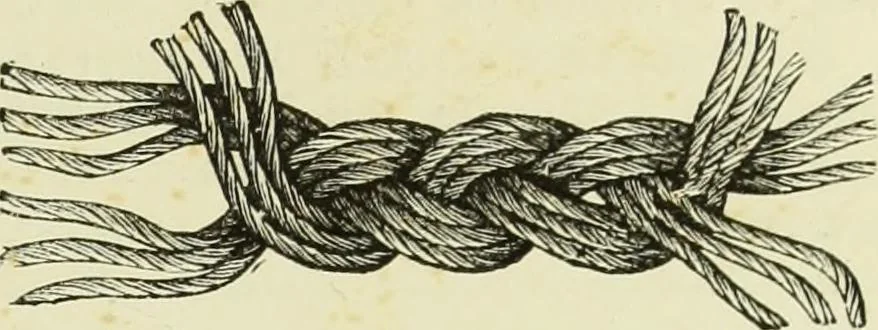 An illustration from The dictionary of needlework : an encyclopaedia of artistic, plain, and fancy needlework dealing fully with the details of all the stitches employed, the method of working, the materials used, the meaning of technical terms, and, where necessary, tracing the origin and history of the various works described, 1882, leaf 24