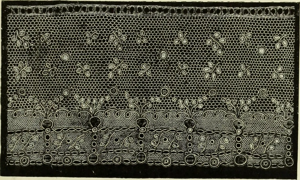 An illustration from The dictionary of needlework : an encyclopaedia of artistic, plain, and fancy needlework dealing fully with the details of all the stitches employed, the method of working, the materials used, the meaning of technical terms, and, where necessary, tracing the origin and history of the various works described, 1882, leaf 30