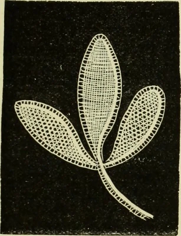 An illustration from The dictionary of needlework : an encyclopaedia of artistic, plain, and fancy needlework dealing fully with the details of all the stitches employed, the method of working, the materials used, the meaning of technical terms, and, where necessary, tracing the origin and history of the various works described, 1882, leaf 48
