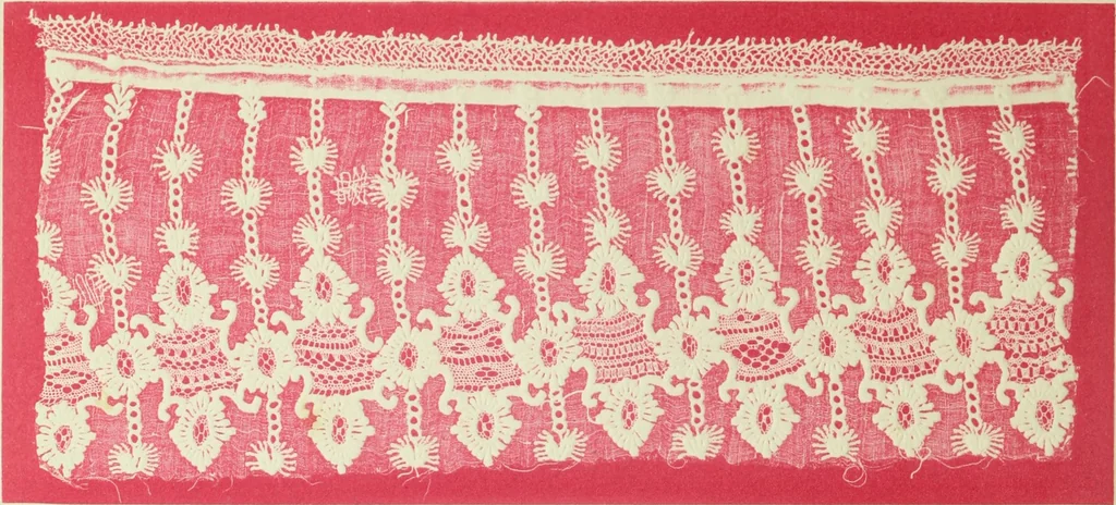 An illustration from The dictionary of needlework : an encyclopaedia of artistic, plain, and fancy needlework dealing fully with the details of all the stitches employed, the method of working, the materials used, the meaning of technical terms, and, where necessary, tracing the origin and history of the various works described, 1882, leaf 7